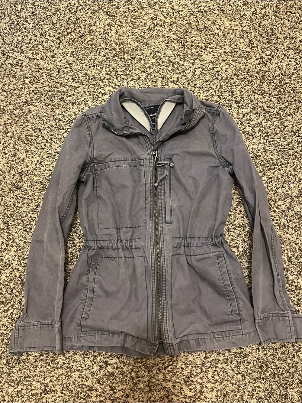 Madewell Women's Slate Gray Utility Jacket